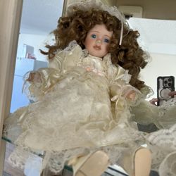 Beautiful Porcelain Doll. 