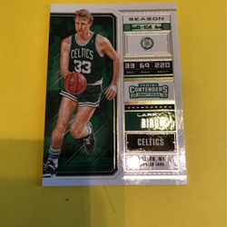 2018-19 Panini Contenders Draft Picks #39 Larry Bird HOF. Away Jersey Edition !!!! Only $2 Firm 
