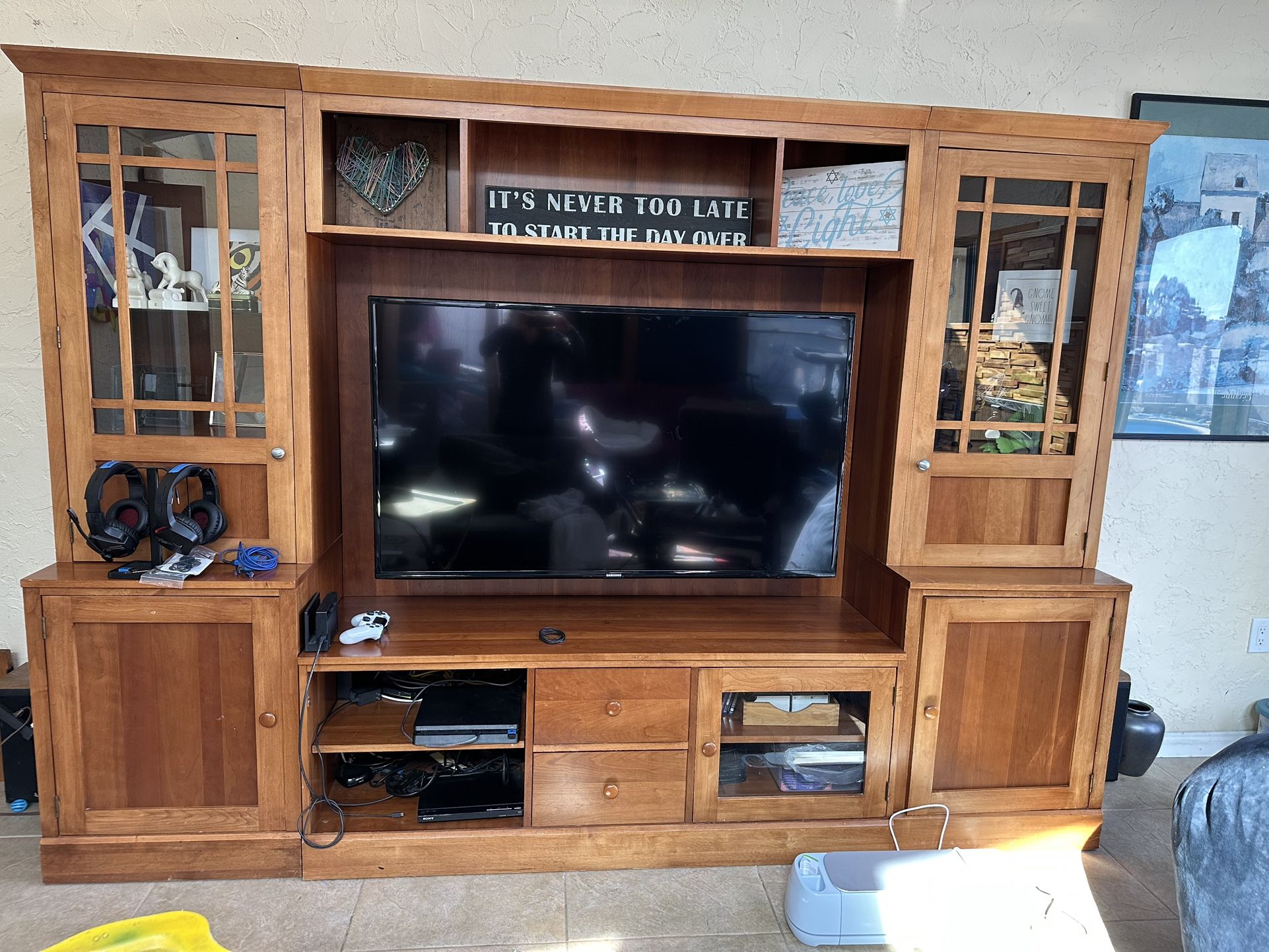 Ethan Allen Solid Entertainment Center
