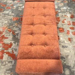 Orange Ottoman 