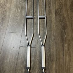 Crutches 5’10” To 6’6” Tall Crutches Brand New 