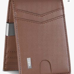 Brand New VXIA Money Clip Wallet - Mens Wallets slim Front Pocket RFID Blocking Card Holder 