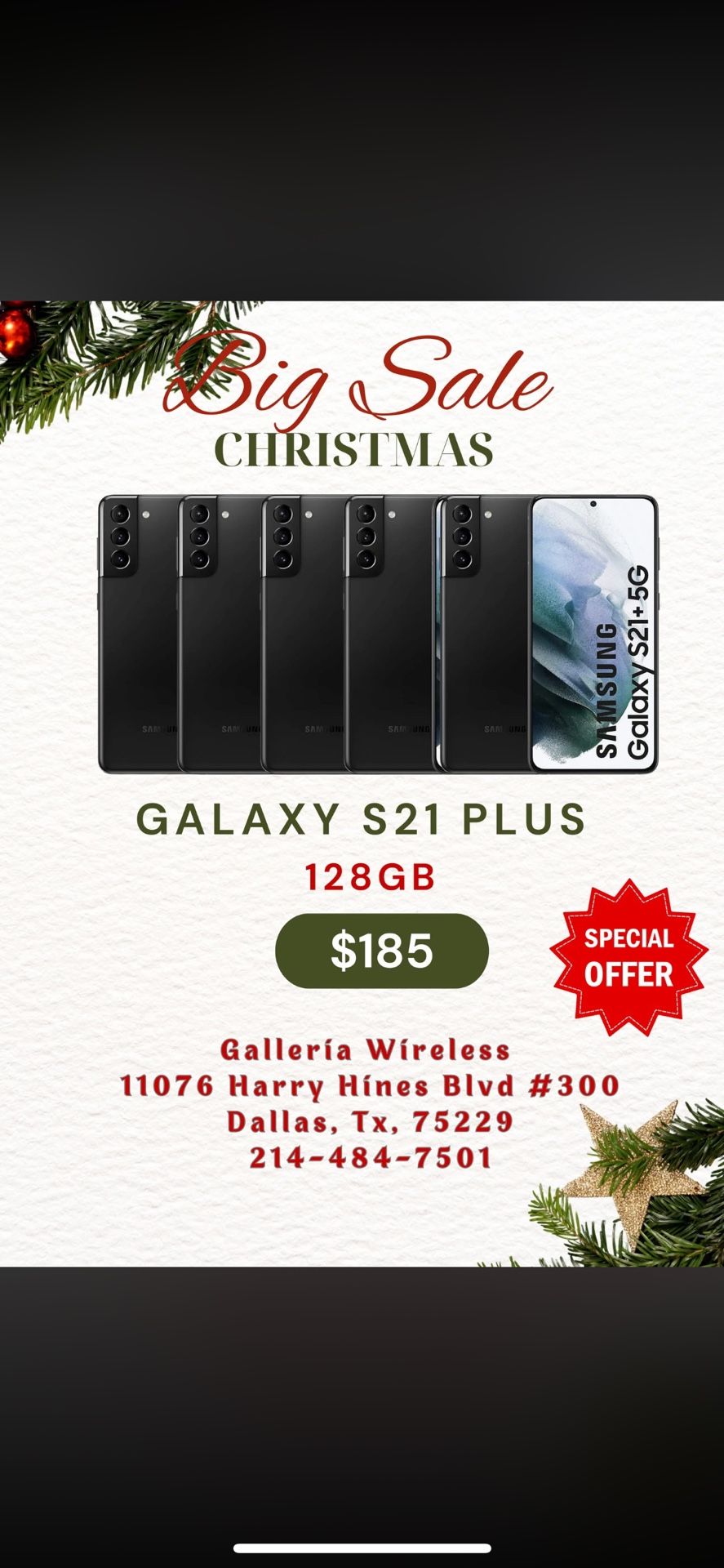 Samsung Galaxy S21 Plus 128 Gb Unlocked