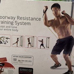 Doorway resistance training system