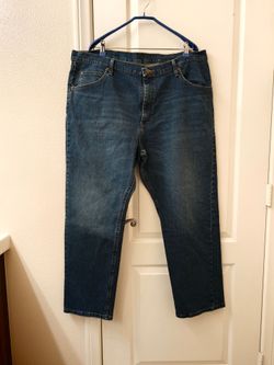 Wrangler Men’s Jeans 42x30 Blue Denim Straight Leg