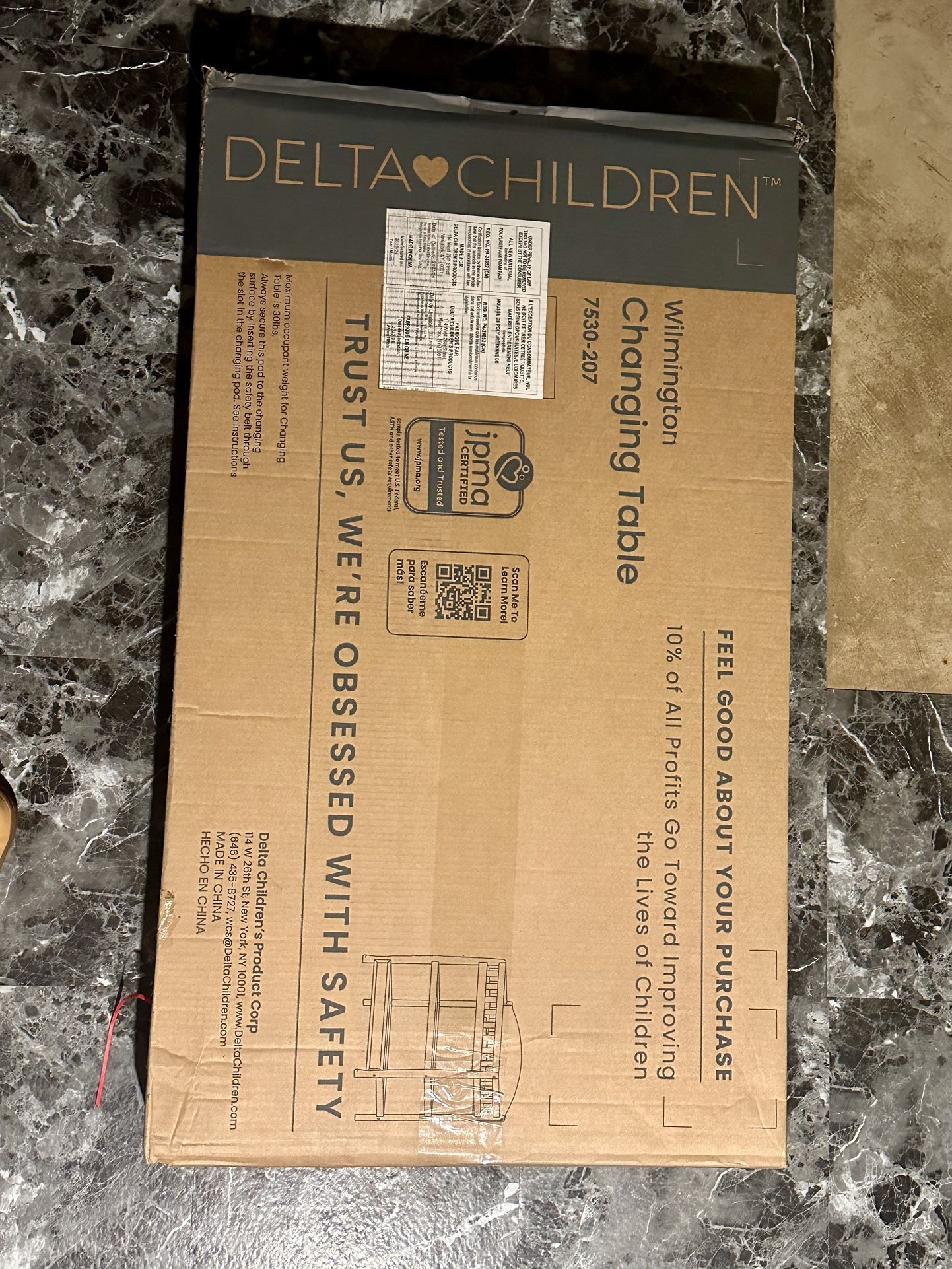 Delta Children Changing Table BRAND NEW!