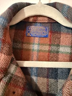 Pendleton wool plaid cruiser jacket size large