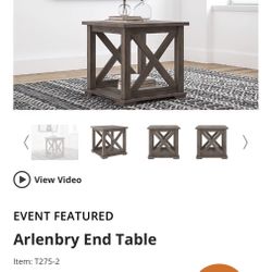 End table by Ashley furniture