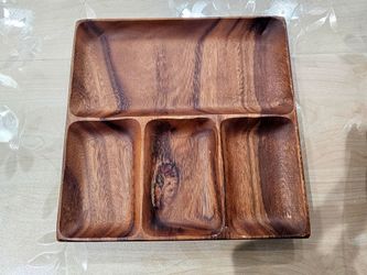 Good condition wooden tray for food, snack, accessories, etc.