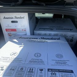 American Standard Cadet Toilet - Chair Height, 12" Rough-In, Slow-Close Seat