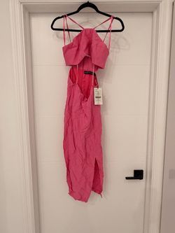 Midi cut out dress