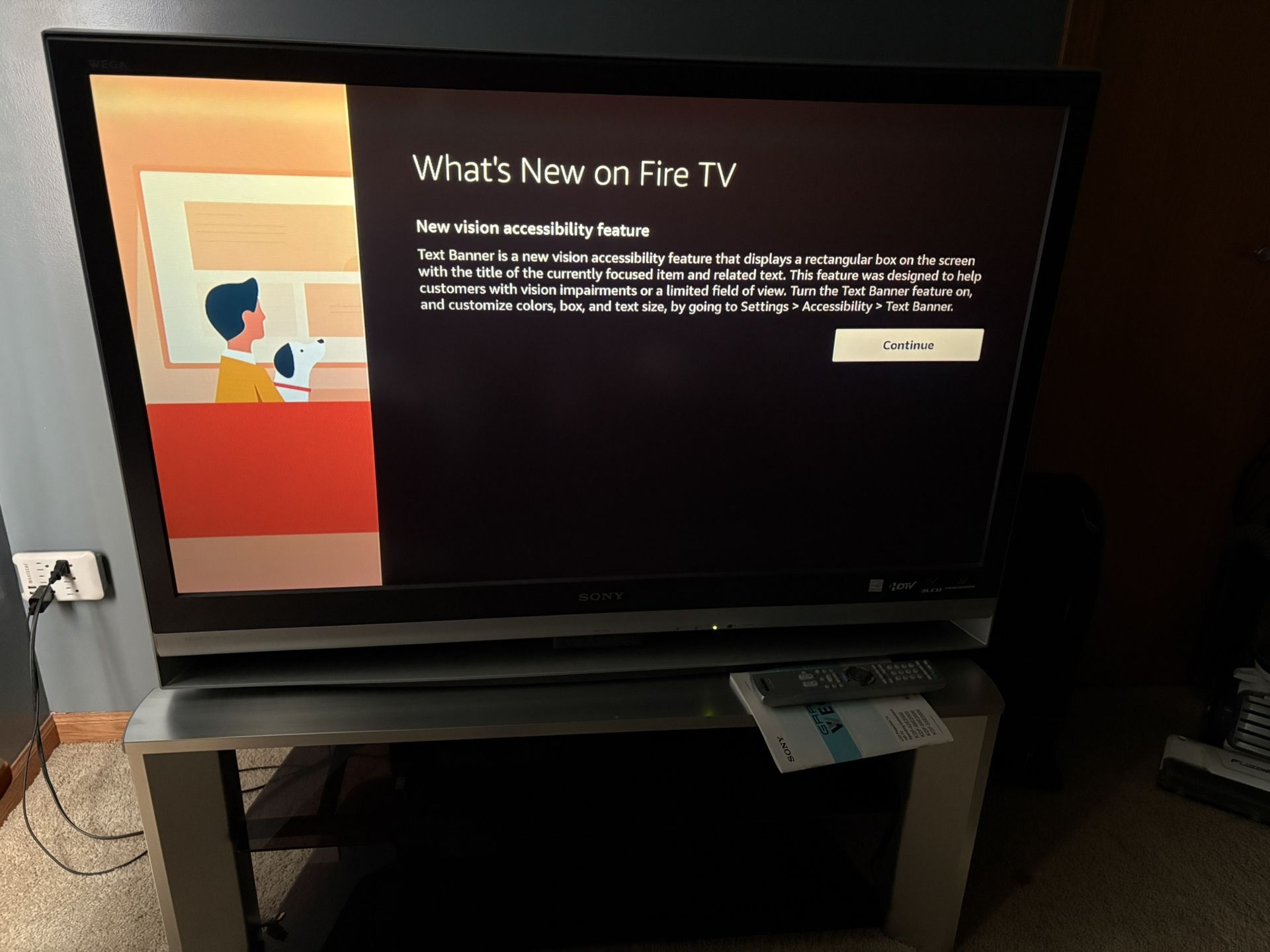 Some WEGA 46 Inch With Stand, Manual, Remote