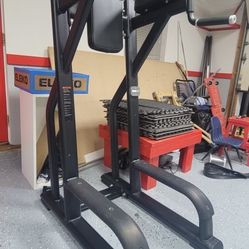 Like New Precor leg raise dip machine 