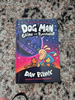 Dog man grime and punishment kids book funny.