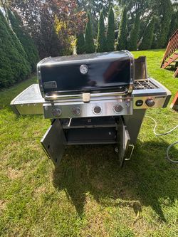 Weber genesis natural gas grill barbecue