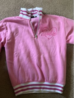 Official Barbie movie half zip sweater  size small