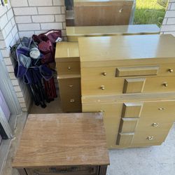 Bedroom Drawer Set And Night Stand