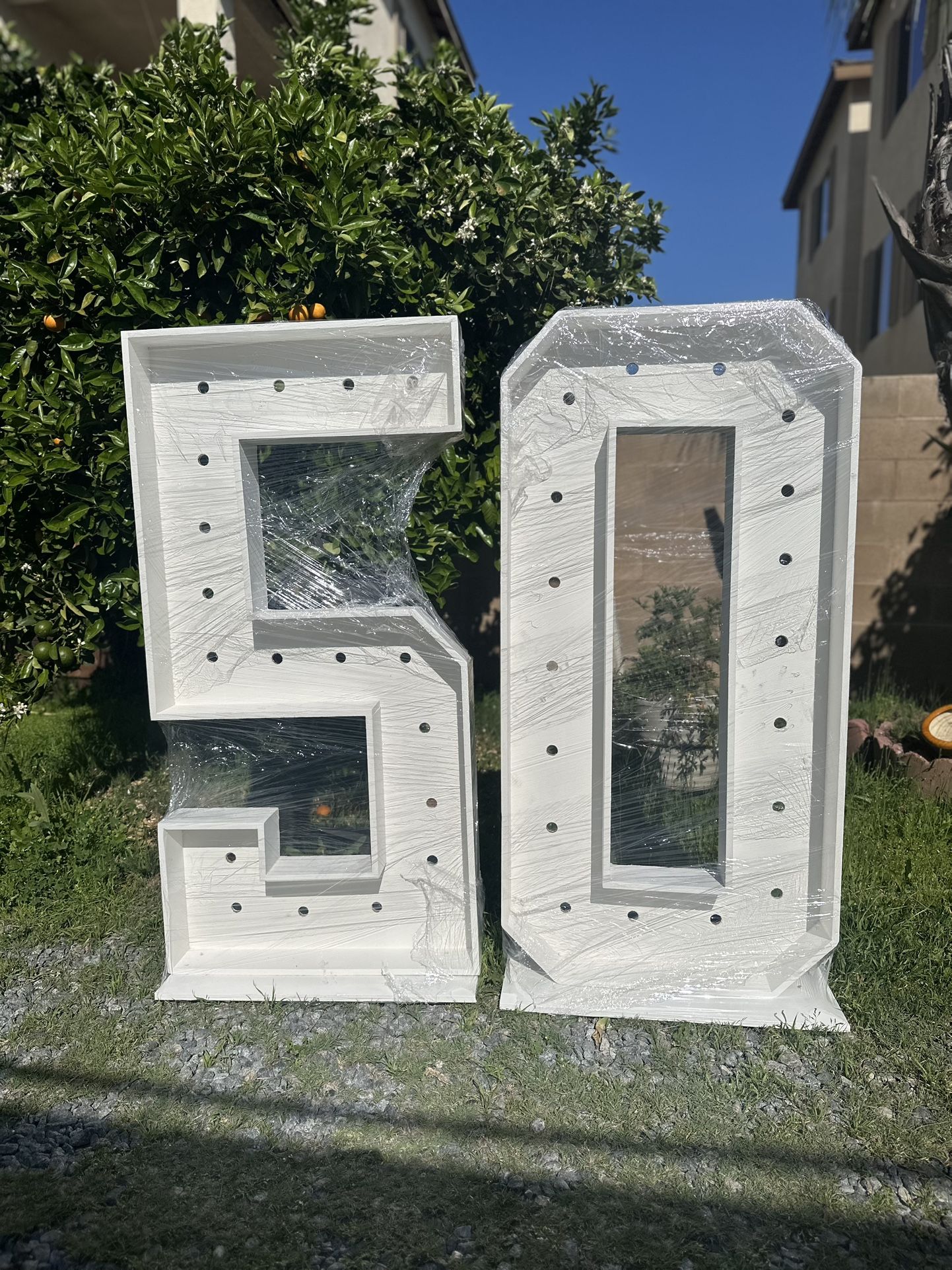 3-D Wood Marquee