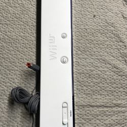 Nintendo POWER A Wii Wide Range Wireless Ultra Sensor Bar WHITE TESTED