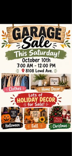 Garage Sale 7-12