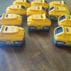 Baterias Dewalt Nuevas De 8.0 AH Nuevas 