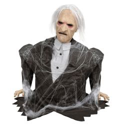 Pneumatic Grandpa Halloween Animatronic