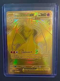 Pokemon Mega Charizard Y ex Gold/Mega Hyper Rare (Ascended Heroes)