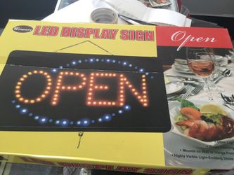 Open sign