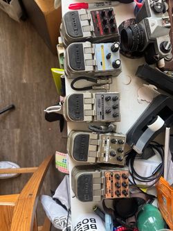 LINE 6 guitar pedals.