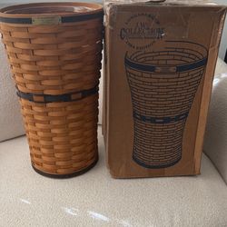 Longaberger Baskets Jw Collection Umbrella Basket 1994 Edition