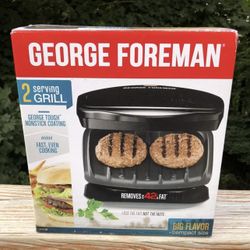 George Forman 2 serving grill 