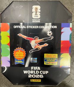 Panini 2026 FIFA World Cup Official Sticker Collection Box - Album & 40 Packs