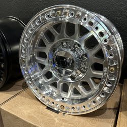 KMC KM235 8x6.5 Size 17x8.5 OFFSET:0mm MACHINED 