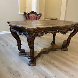 1839 Antique French Table, noble and classical