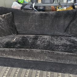 Free Black Velvet Couch. Available After 10/3