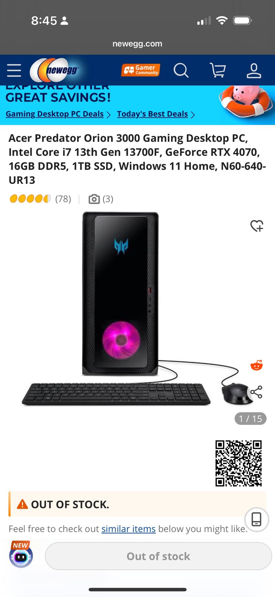Gaming PC-Monitor-Gaming mouse