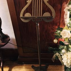 Brass Harp Music Stand