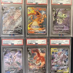 Pokemon PSA slabs