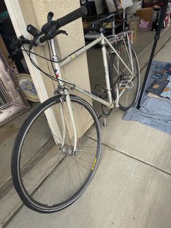 Vintage Road Bike with Rear Rack
