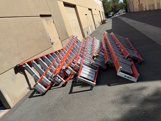 Various ladders price per size and type for sale
