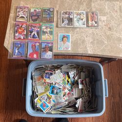 Assorted Baseball And Sports Cards