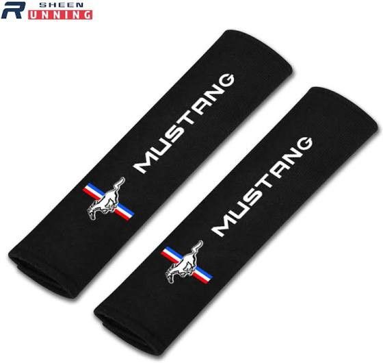 2pcs. Seat Belt Cover For Ford Mustang 2015 - 2019