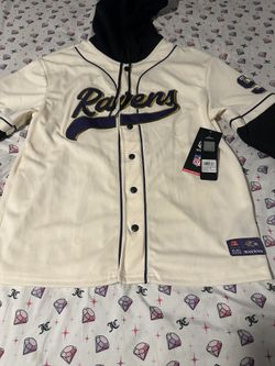 ravens long sleeve hooded jersey