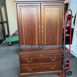 Solid Mahogany Armoire