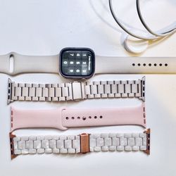 Apple Watch Series 7 (41mm GPS + Cellular) + 4 Bands – Excellent Condition