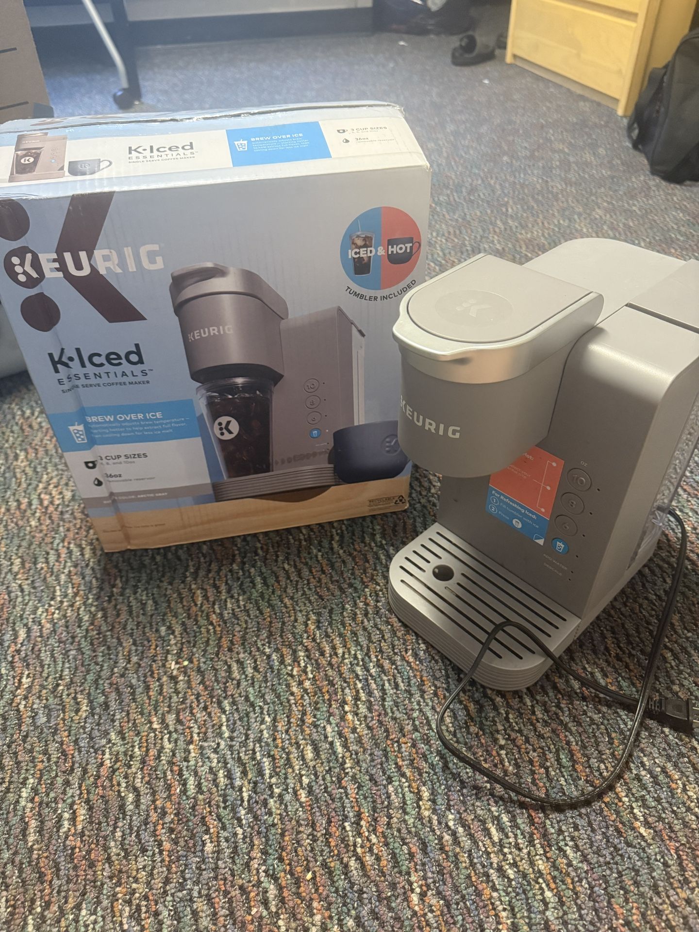 Keurig hot and iced coffee/drink maker