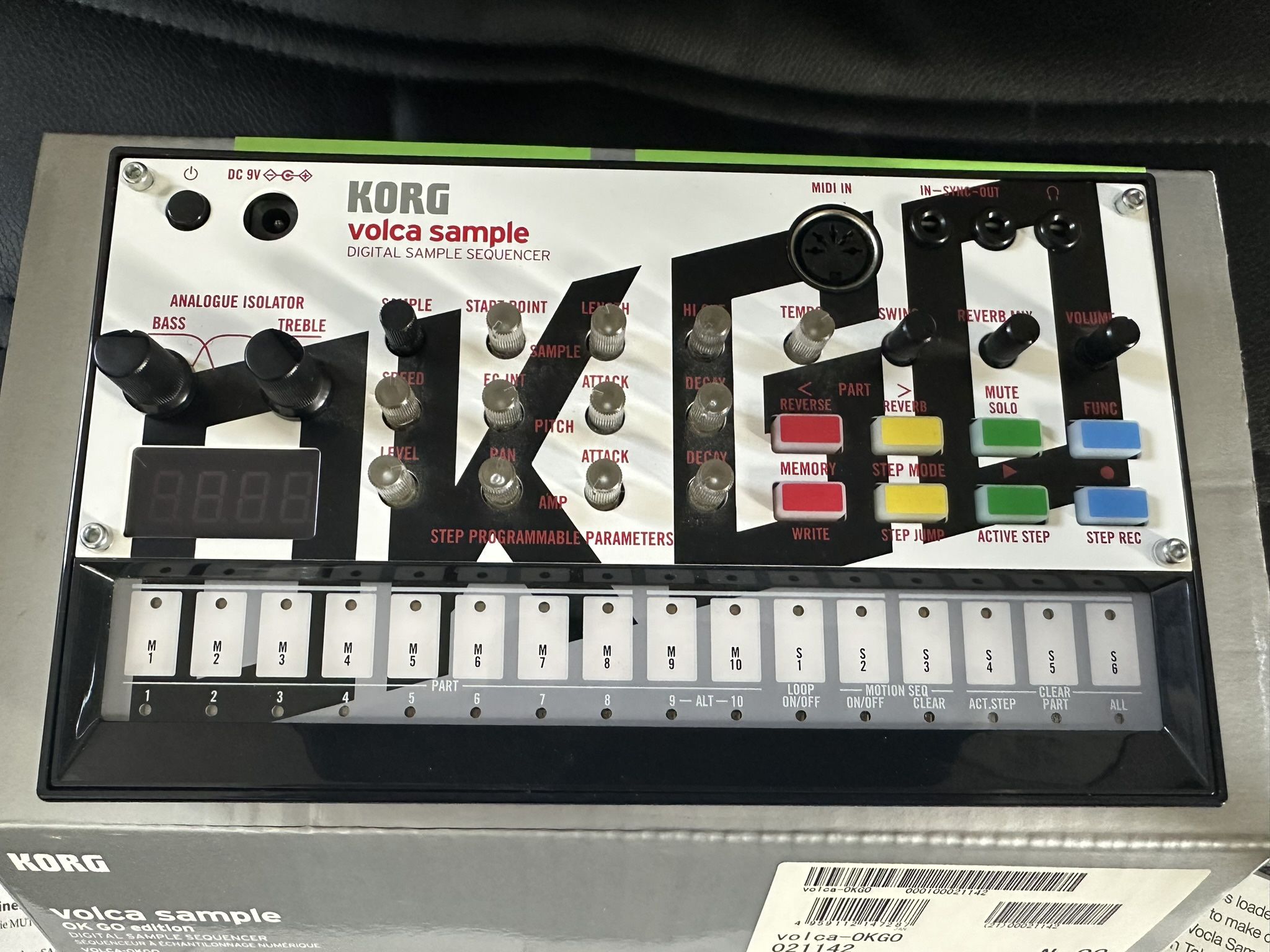 Korg Volca Sample OK GO Edition Digital Sample Sequencer 2015 - Present - White with OK GO Logo