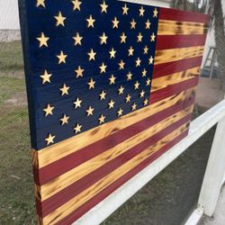 Rustic American Flag