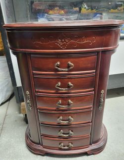 Vintage Hives and Honey Patricia Armoire Style Jewelry Box