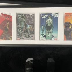 Signed Halo comic set